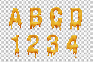 Melting Font