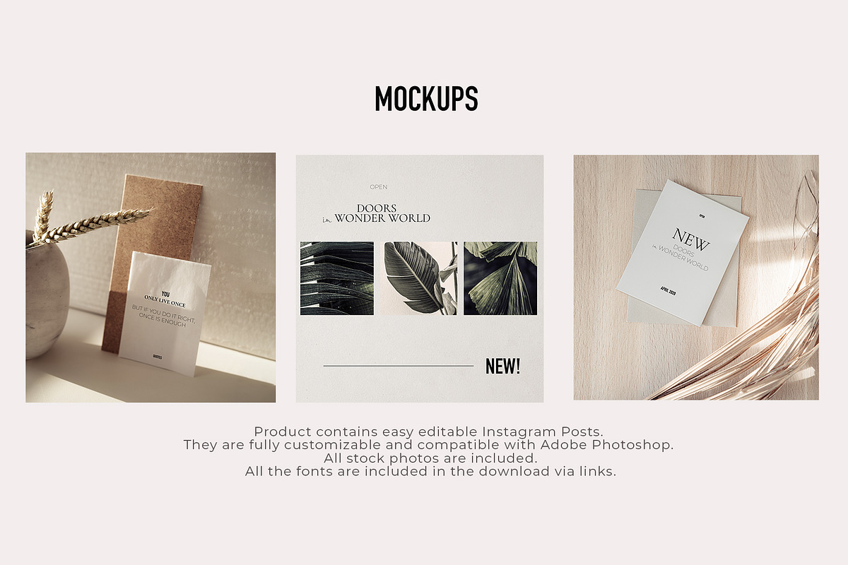 Minimalism. Feed №3., a Social Media Template by OntheMoon (Photo 5 of 9)