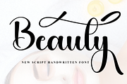 Beauty, a Handwritten Font by InermediaSTUDIO (Thumbnail 1 of 8)