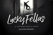 Lucky Fellas Brush Script + Extras, a Script Font by Nicky Laatz (Thumbnail 1 of 16)