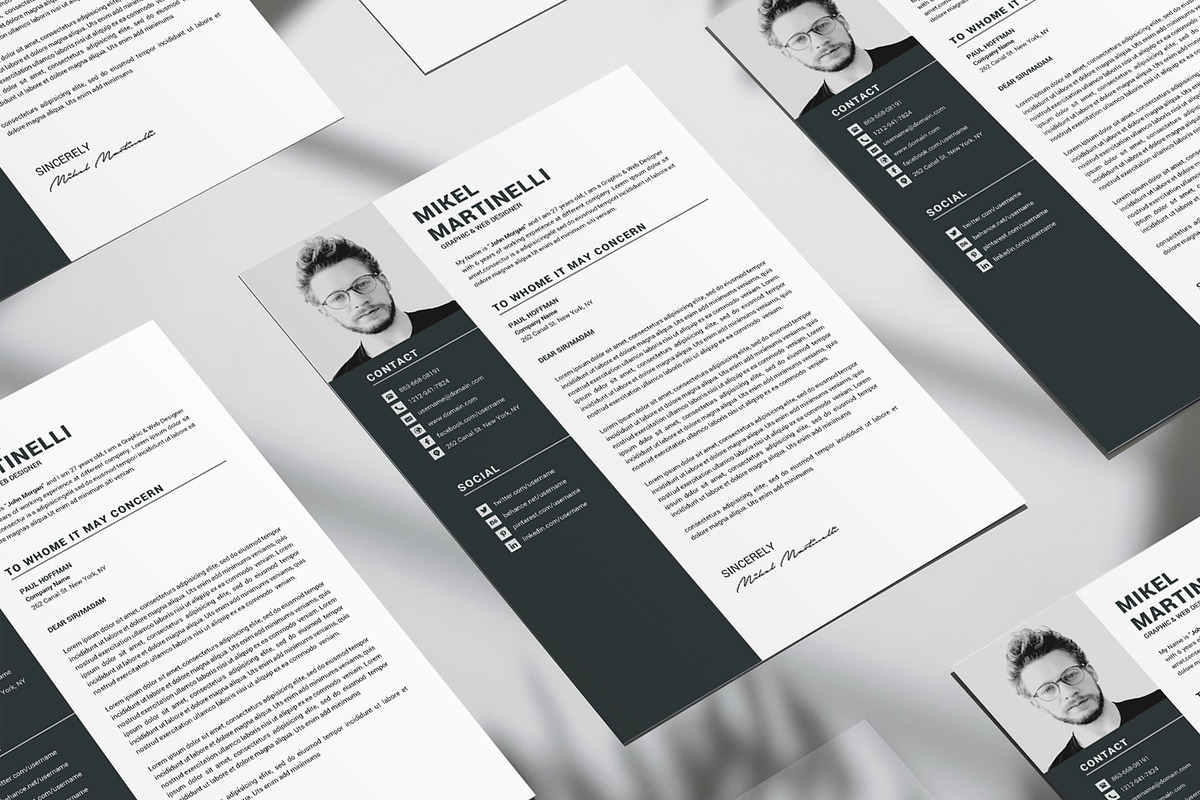 Resume/CV Word Template, a Resume Template by deviserpark (Photo 4 of 5)