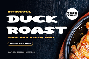 Duck Roast - Food Font