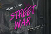 Street War - Urban HandDrawn Display, a Handwritten Font by BeadyLab (Thumbnail 1 of 6)