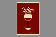 Wine grunge vector poster set., a Food Illustration by PoPaShop (Thumbnail 7 of 11)