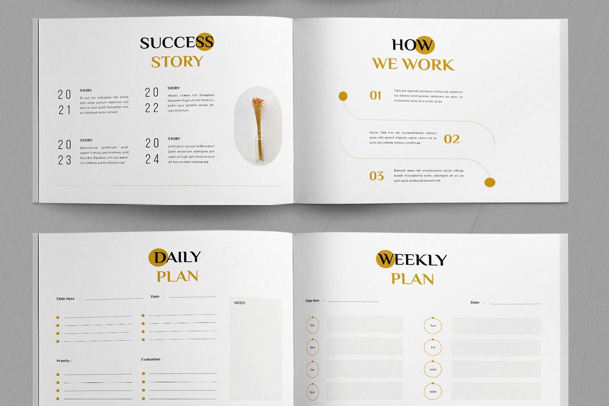 Course Workbook Layout, a Brochure Template by ContestDesign (Photo 5 of 5)
