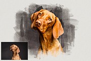 Soft Brush Painting Effect Photoshop, an Action Add-On by liptouse (Thumbnail 3 of 9)
