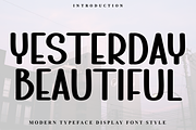 Yesterday Beautiful, a Script Font by InermediaSTUDIO (Thumbnail 1 of 8)