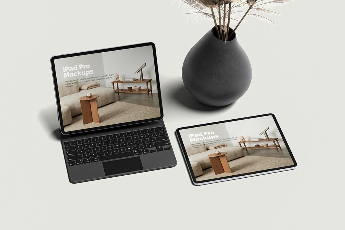 iPad Pro Mockups, an iPad Mockup by Pikachudesign (Photo 3 of 5)
