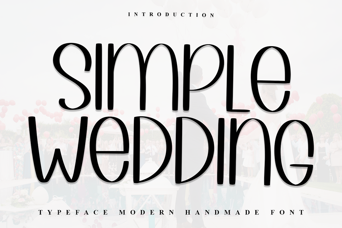 Simple Wedding, a Handwritten Font by FreshTypeINK (Photo 1 of 7)