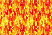 Red Yellow and Orange Impressionist, a Pattern Graphic by Sharon Schwalbe (Thumbnail 1 of 6)