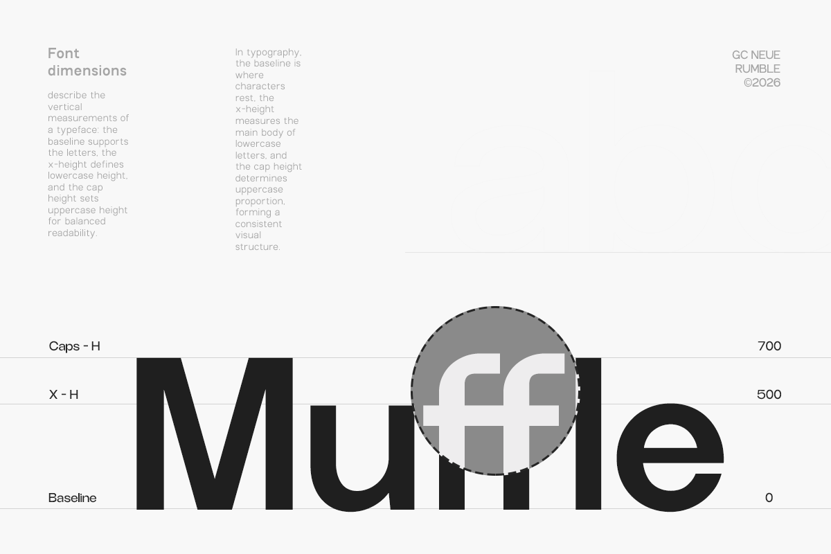 GC Neue Rumble - Modern Elegant Sans, a Sans Serif Font by Glyphonic (Photo 9 of 15)