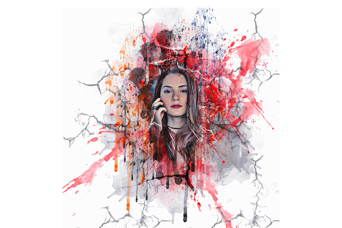 Crake Watercolor Photoshop Action, an Action Add-On by Studio Retouch (Photo 9 of 14)