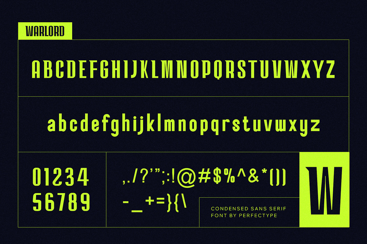 Warlord Modern Sans Serif Font, a Sans Serif Font by Perfectype (Photo 10 of 10)