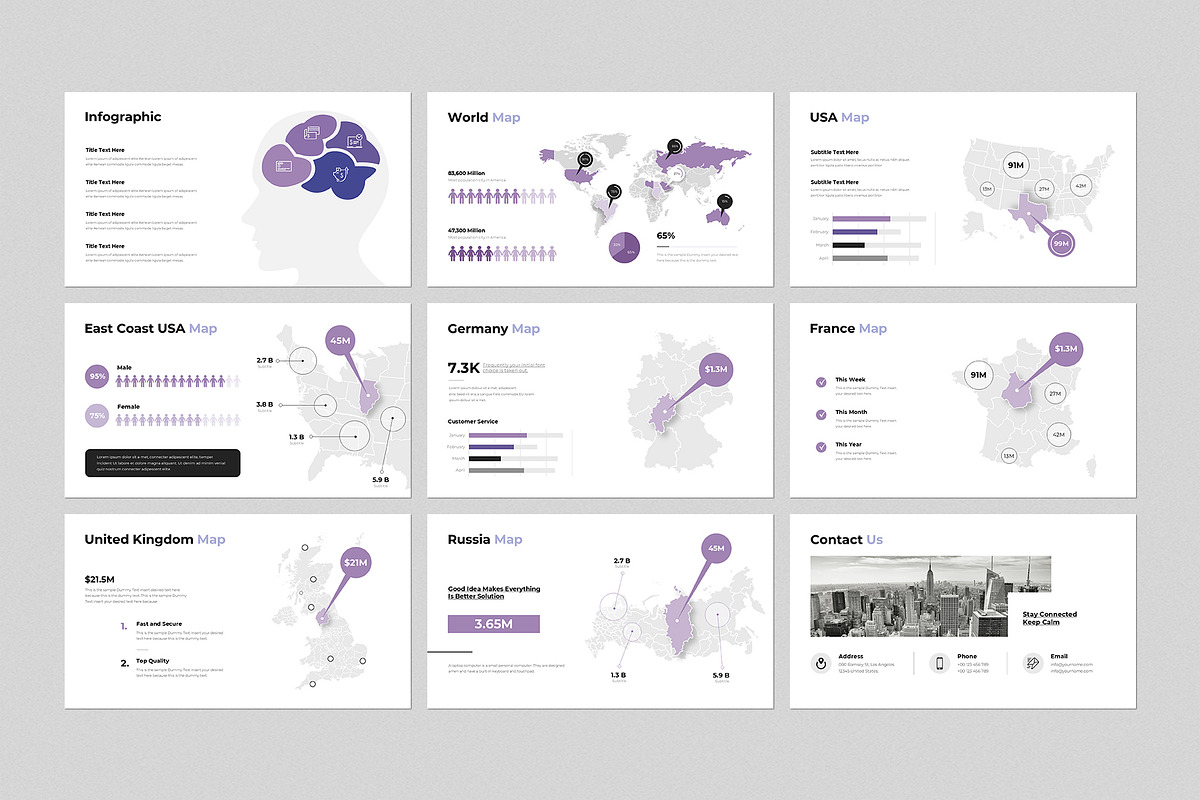 Business Presentation Template, a Presentation Template by GenerousArt (Photo 6 of 8)