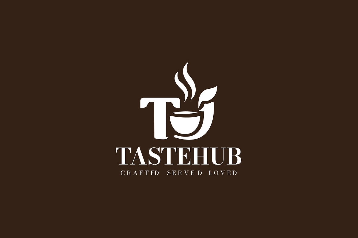 TasteHub Restaurant Logo Template, a Branding & Logo Template by SANB (Photo 2 of 3)