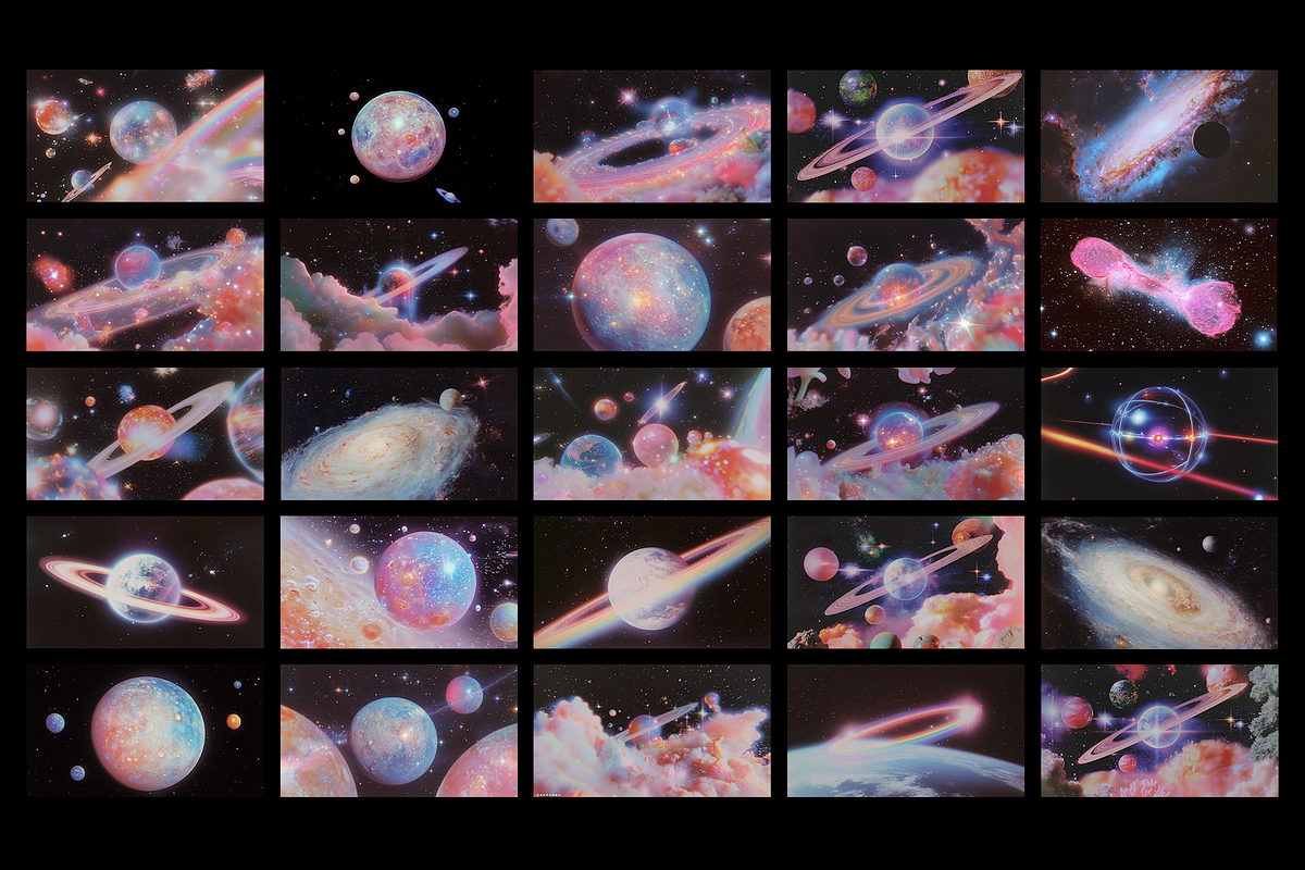 SALE! 650+ Cinematic Space Scenes, a Background Graphic by Lilithcollageart (Photo 5 of 28)