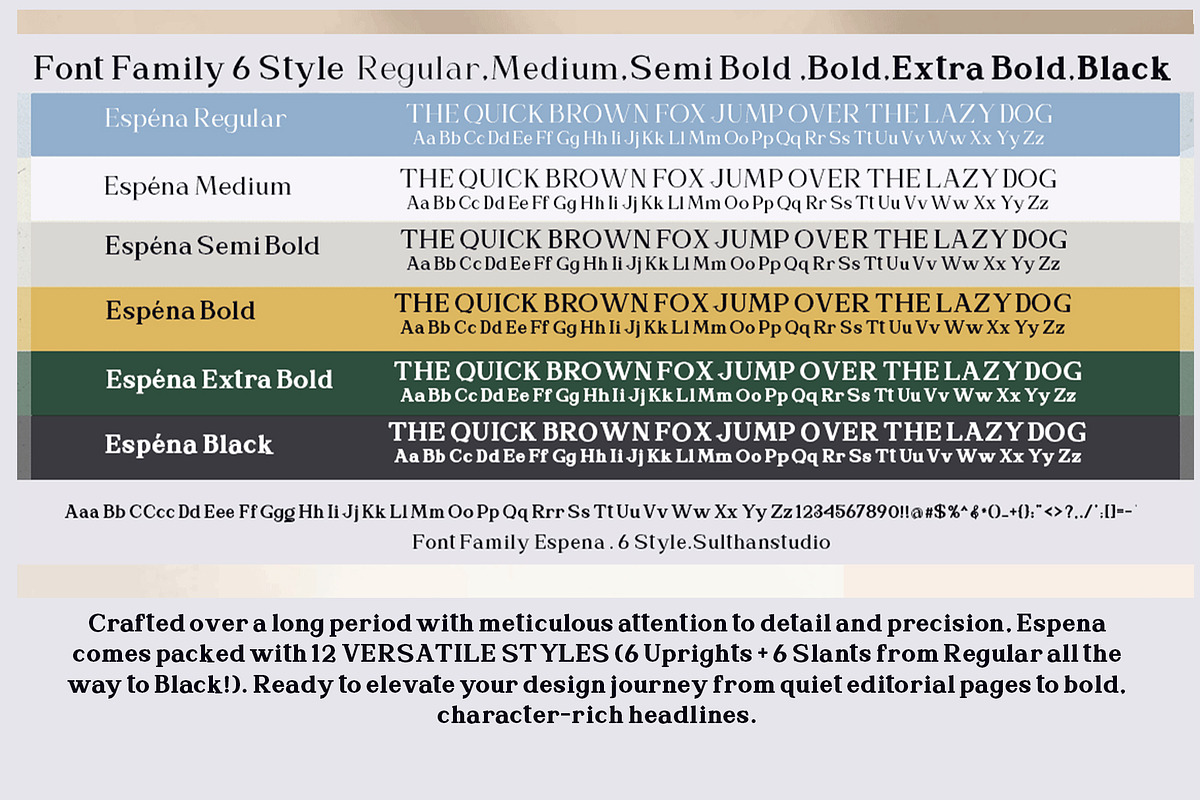 Espena, a Serif Font by Sulthan Studio (Photo 10 of 14)