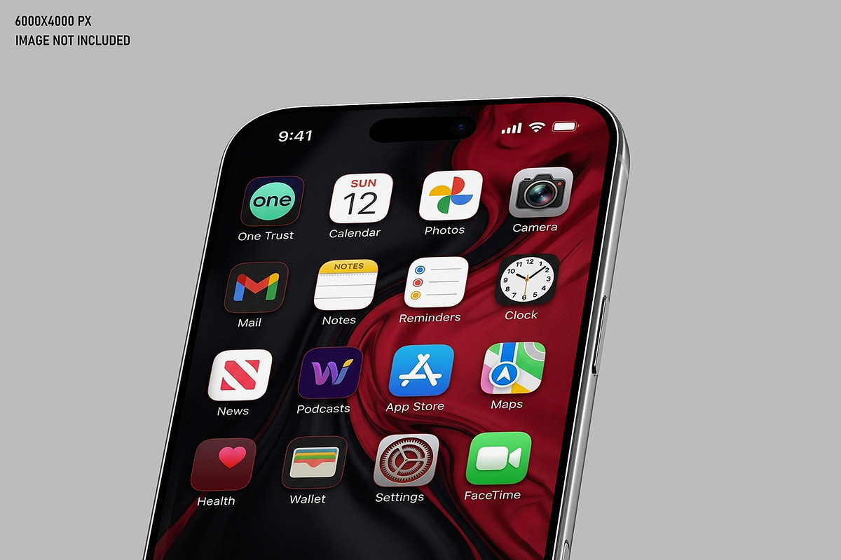 iPhone 17 Pro Max Close-up Mockup, an iPhone Mockup by pixelmock (Photo 13 of 22)