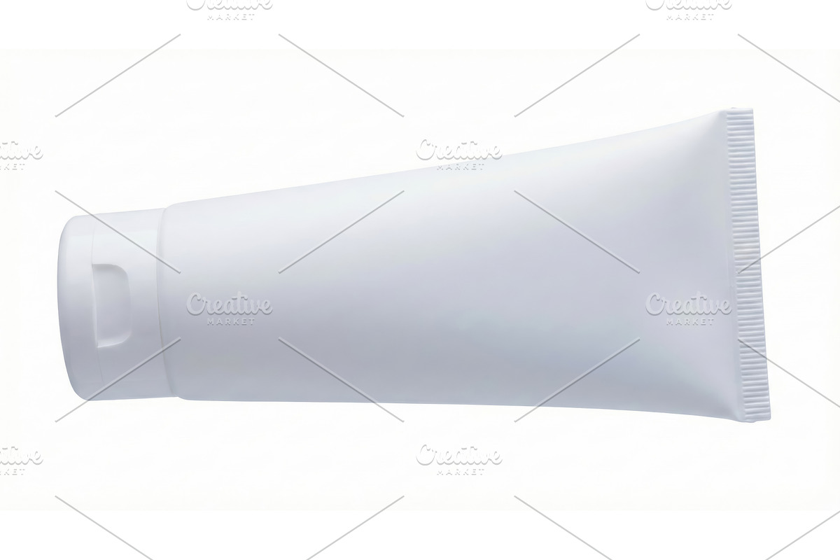 White Logo Tube, an Object Illustration by CREATIVEDEF