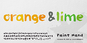 Paint Hand, a Handwritten Font by Letters & Numbers (Thumbnail 1 of 2)