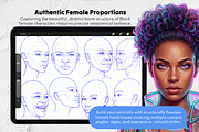 Afro Head Stamps, Black Character, a Brush Add-On by Selentaori Studio (Thumbnail 5 of 12)