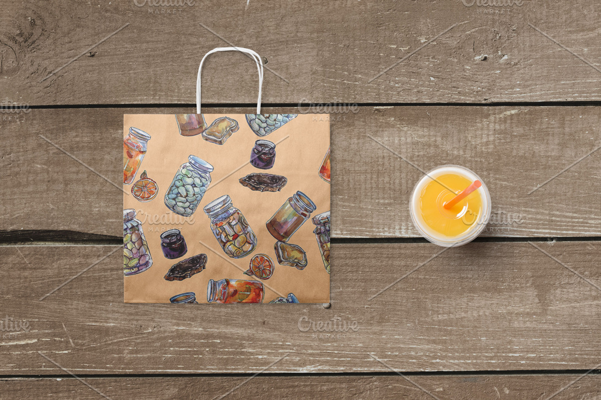 Watercolor preserved food-2, a Food Illustration by miminoshka (Photo 2 of 10)