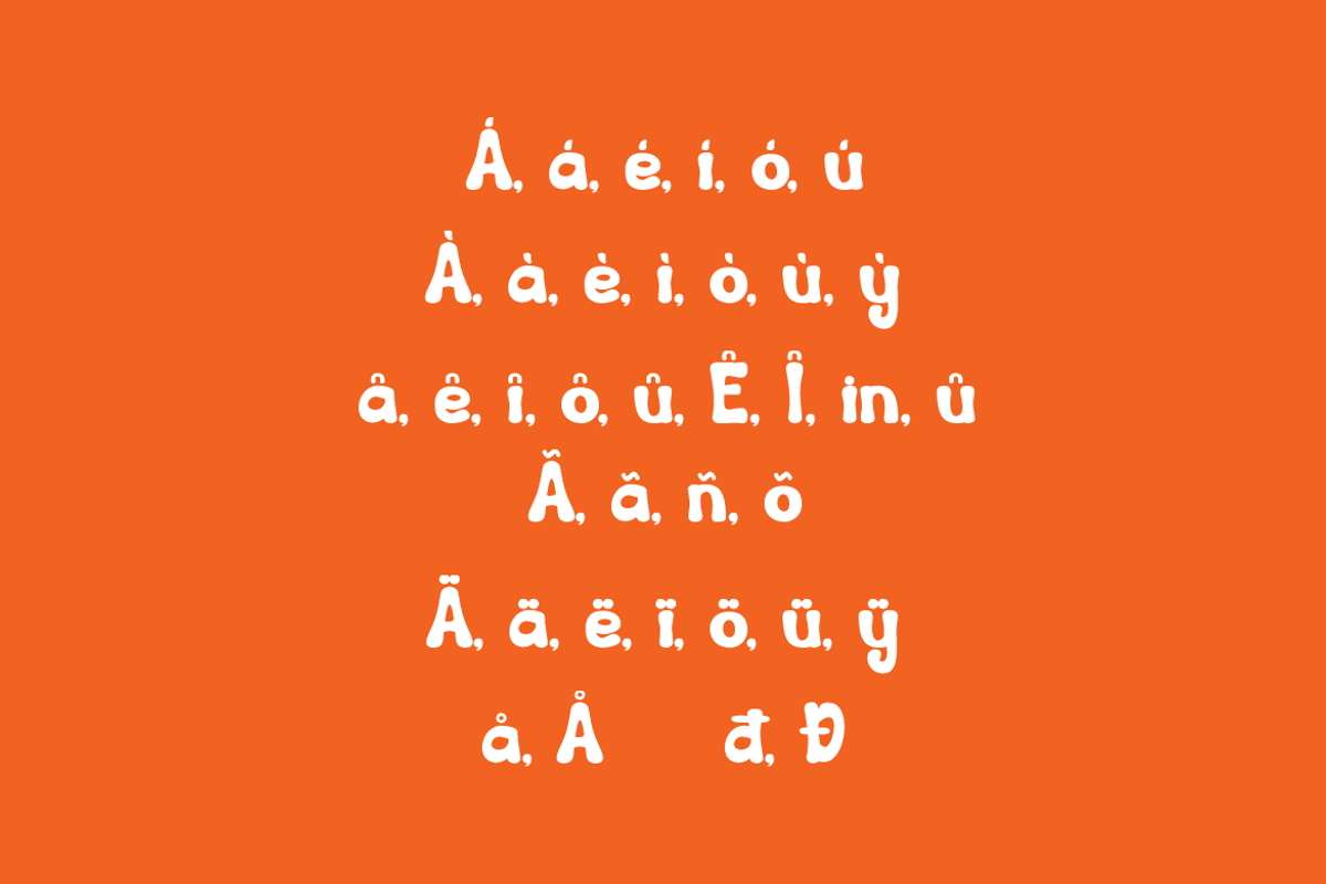 Wodlet - Funny Groovy Font, a Sans Serif Font by QR Design Studio (Photo 9 of 12)