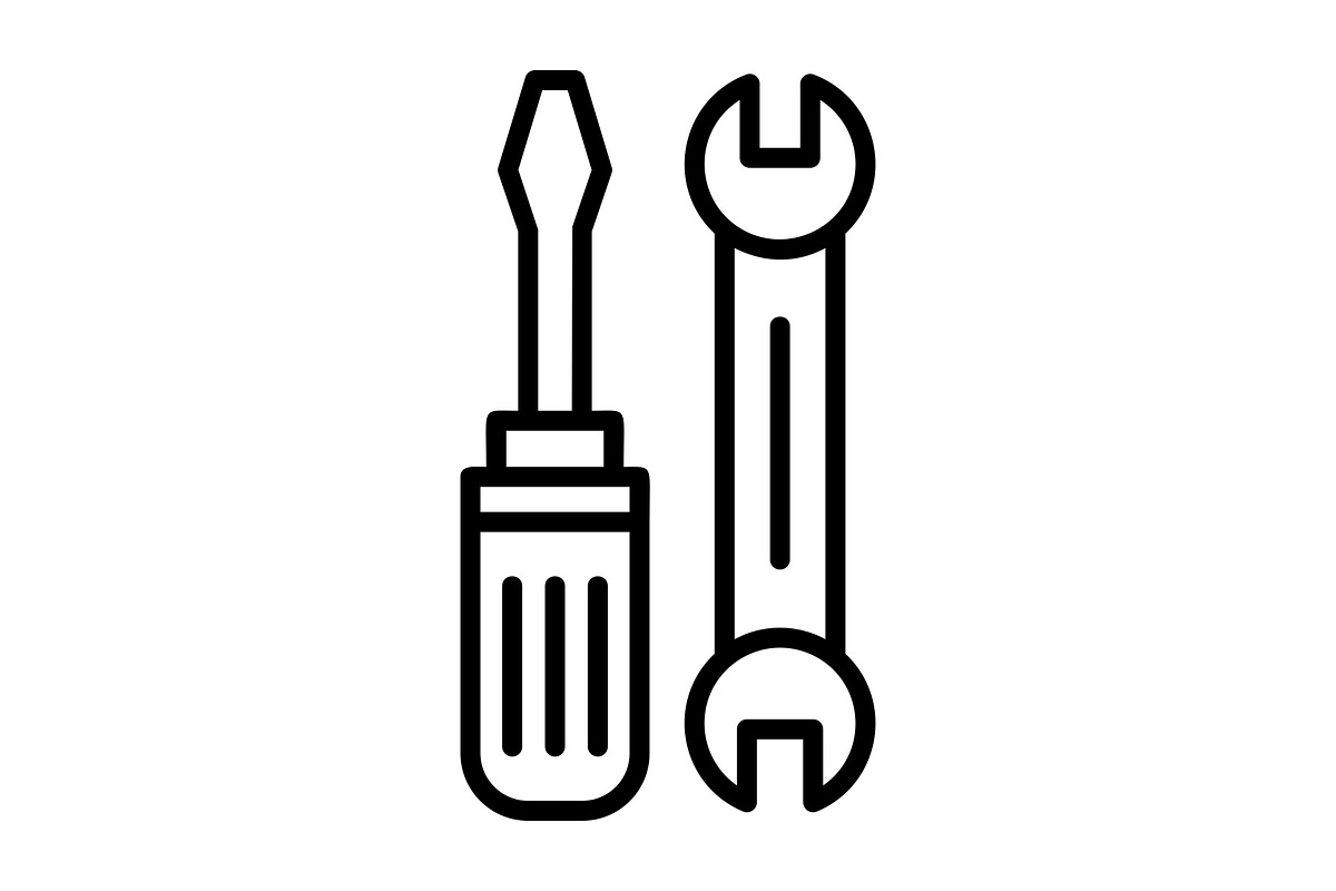 Maintenance Line Icon, an Icon by Pexelpy