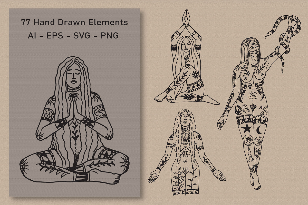 MYSTICAL - Spiritual Mystic Magic, an Illustration by Artolabs (Photo 2 of 10)