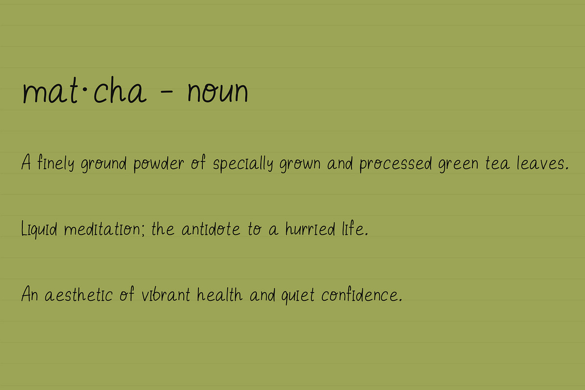 Ice matcha font bundle 6 in 1, a Handwritten Font by Ashiya Pixel (Photo 6 of 16)