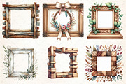 Wooden Frame Sublimation Clipart, an Illustration by DreamCafeArt (Thumbnail 3 of 5)