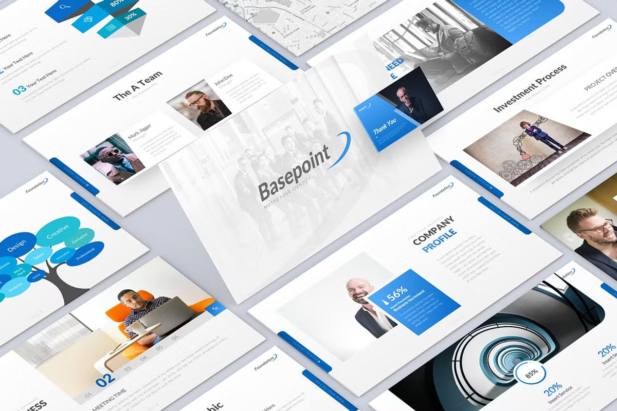 Basepoint Powerpoint Template, a Presentation Template by GearShift (Photo 1 of 4)