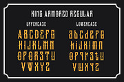 King Armored, a Blackletter Font by EN86-21 (Thumbnail 3 of 7)