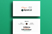 Modern Business Card Template, a Business Card Template by MightyDesign (Thumbnail 3 of 6)
