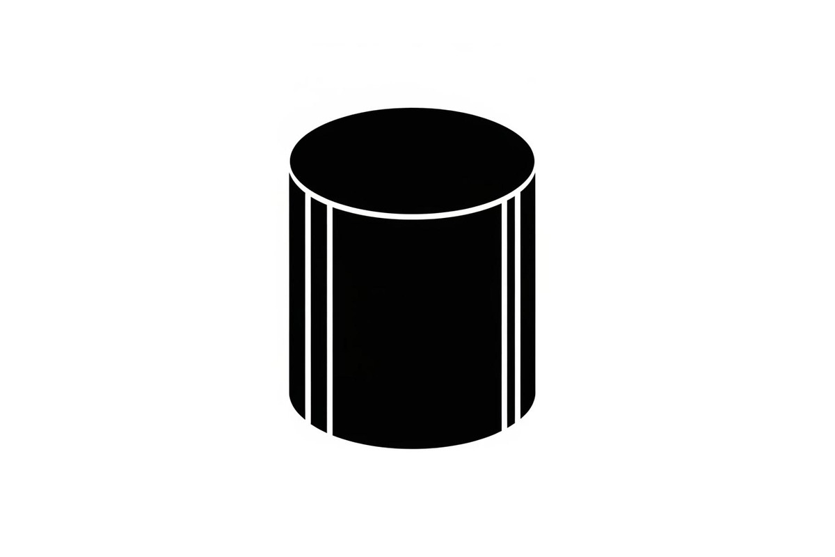 Black Cylinder 3D Geometric Shape, a Graphic by Designer_Momina (Photo 8 of 10)