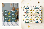 Car Vibes Patterns & Clipart, a Transportation Illustration by GoldmoonUA (Thumbnail 4 of 5)
