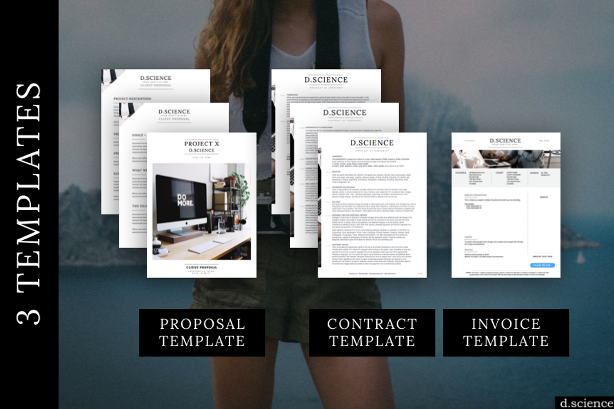 8 Branding Template Kit, a Stationery Template by Template Monkey @dscience (Photo 12 of 24)