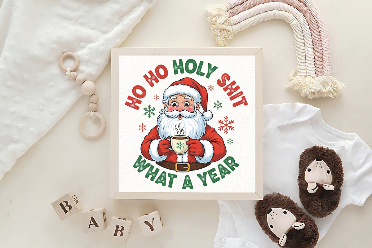 Santa Clipart Santa PNG Christmas, an Illustration by CraftArtStudio (Photo 4 of 4)