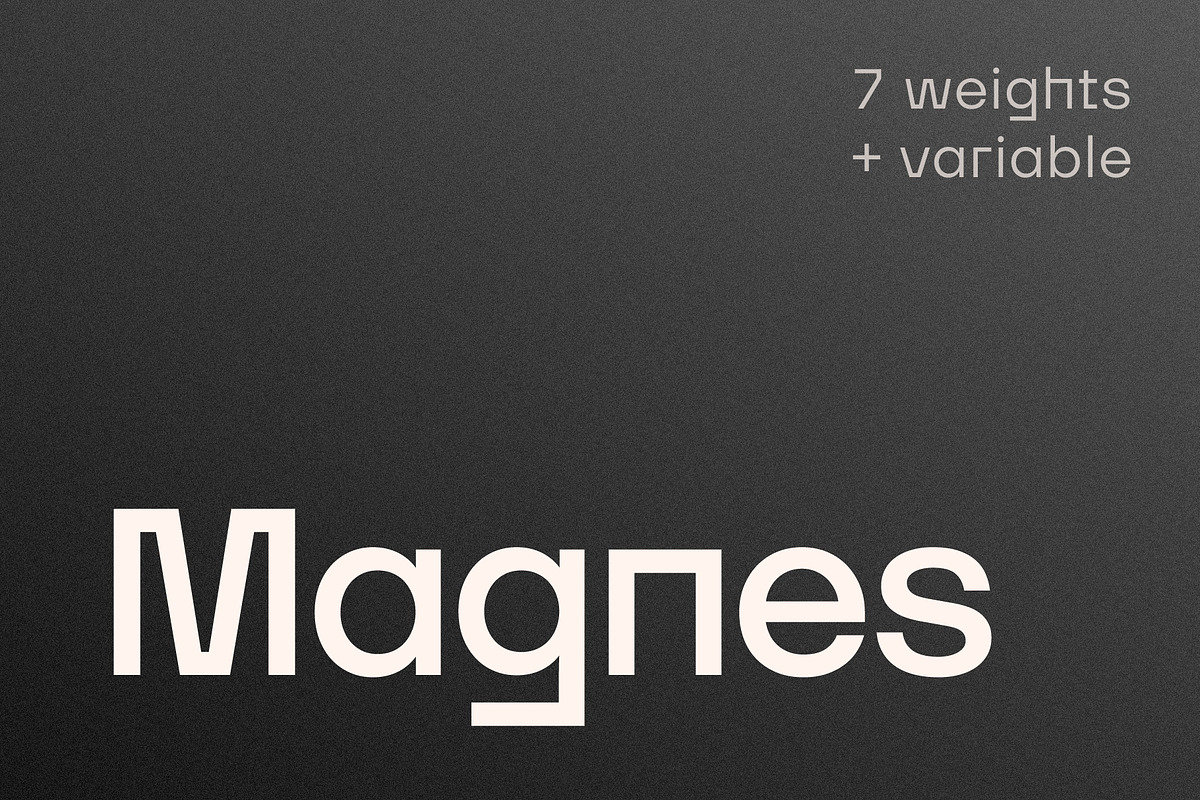 Magnes Font Family, a Sans Serif Font by Arbuz (Photo 1 of 11)