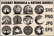 Vintage Floral Vector Pack, an Object Graphic by abu67222 (Thumbnail 1 of 13)