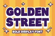 Golden Street, a Font by Fourteen Letter (Thumbnail 1 of 8)