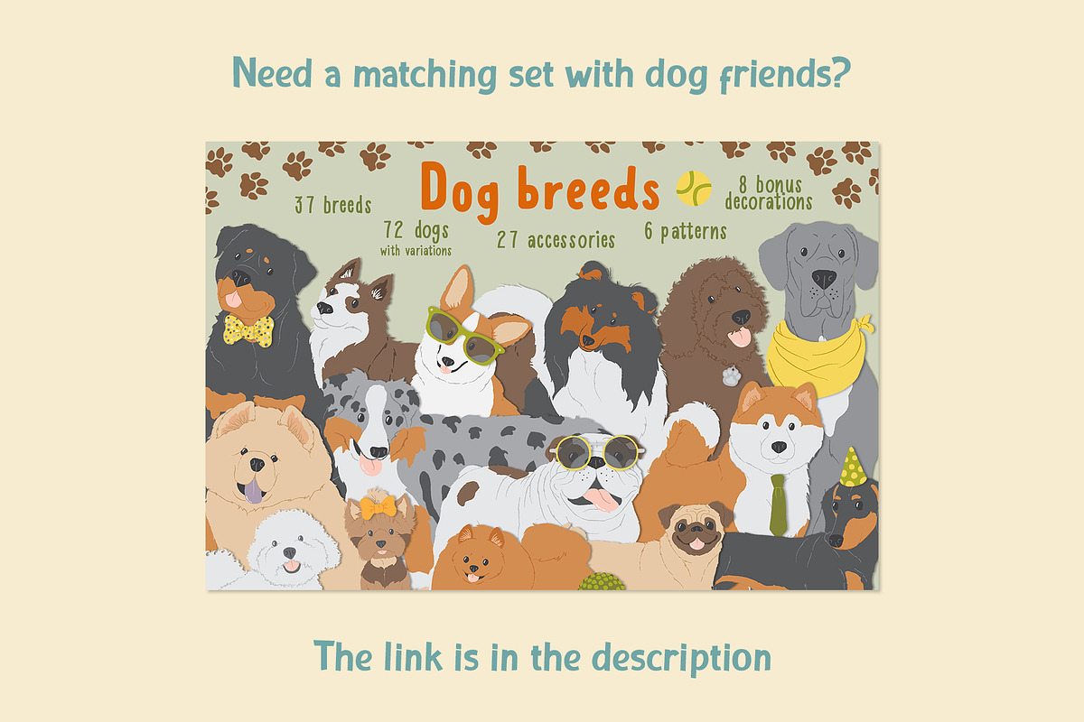 Cat breeds vector clipart, an Object Graphic by Trinibis (Photo 11 of 11)
