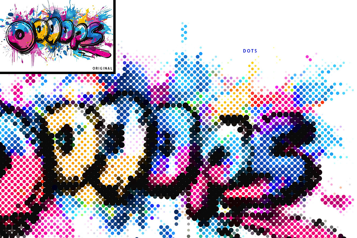 True Color Halftone Engine PS Script, a Preset Add-On by LESZ Design (Photo 9 of 10)