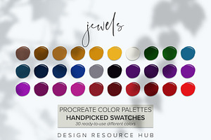 Jewels Procreate Palette