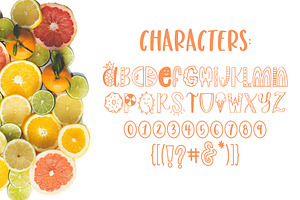 Slice Of Summer, Doodle Font