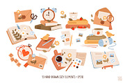 Cozy Reading Clipart Bundle, an Education Illustration by vik.stock (Thumbnail 2 of 8)