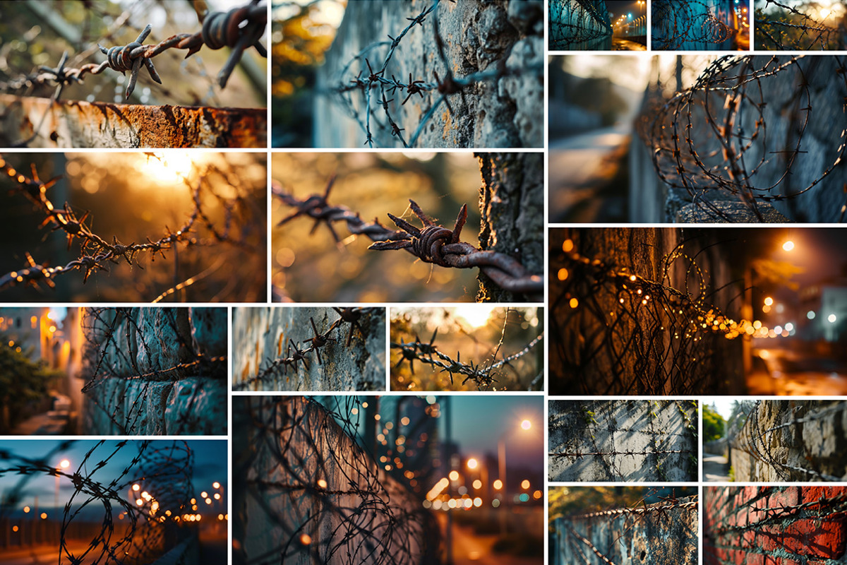 Barbed wire - 55 images, a Background Photo by Handmadefont (Photo 3 of 15)