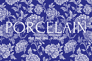 Porcelain Delicate Floral Pattern, a Pattern Graphic by Mariia Kovalchuk (Thumbnail 1 of 14)