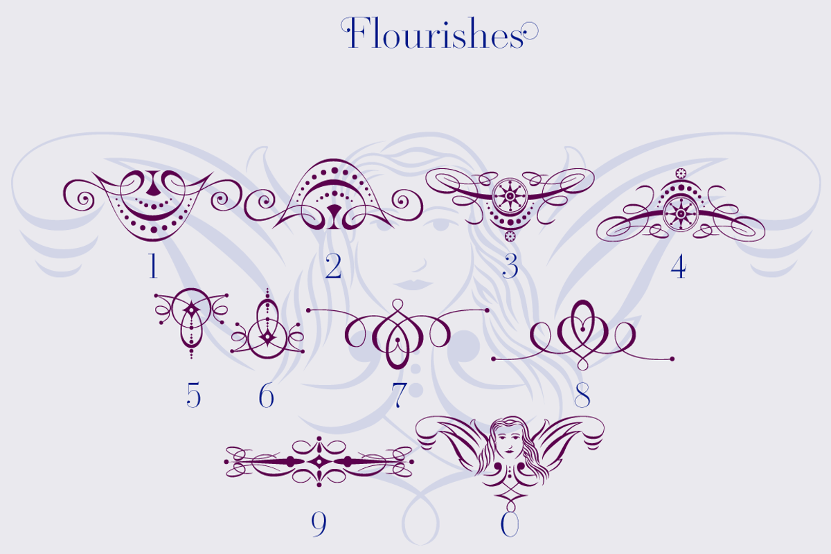 Scrolls and Flourishes preview 3