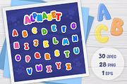 Kids Alphabet and Numbers, an Object Graphic by LartGraphics (Thumbnail 3 of 18)